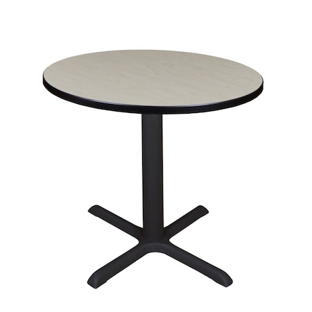 Cain Round Tables > Breakroom Tables > Cain Square & Round Tables, Wood, Metal Top, Maple TB30RNDPL